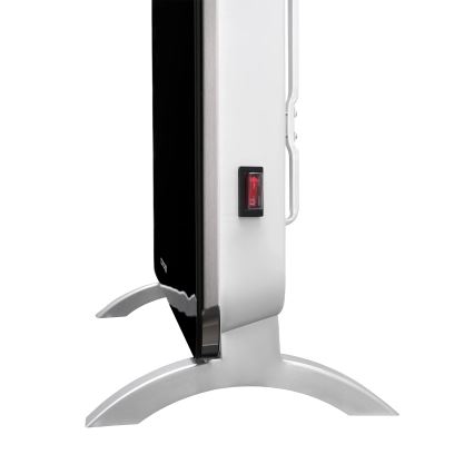Concept KS4010 - Calefactor/convector eléctrico 1000/2000W IP24 negro + mando a distancia