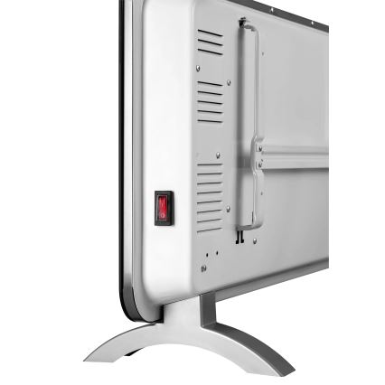 Concept KS4010 - Calefactor/convector eléctrico 1000/2000W IP24 negro + mando a distancia