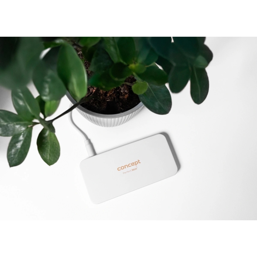 Concept KZ2010 - Espejo cosmético de bolsillo PERFECT SKIN LED/1,5W/5V 4500-5500K 300 mAh blanco