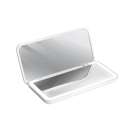 Concept KZ2010 - Espejo cosmético de bolsillo PERFECT SKIN LED/1,5W/5V 4500-5500K 300 mAh blanco