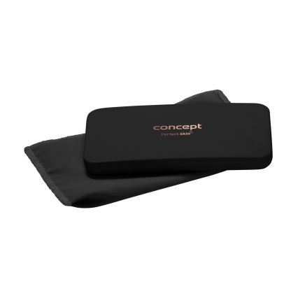 Concept KZ2020 - Espejo cosmético LED de bolsillo PERFECT SKIN LED/1,5W/5V 4500-5500K 300 mAh negro