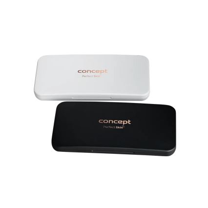 Concept KZ2020 - Espejo cosmético LED de bolsillo PERFECT SKIN LED/1,5W/5V 4500-5500K 300 mAh negro