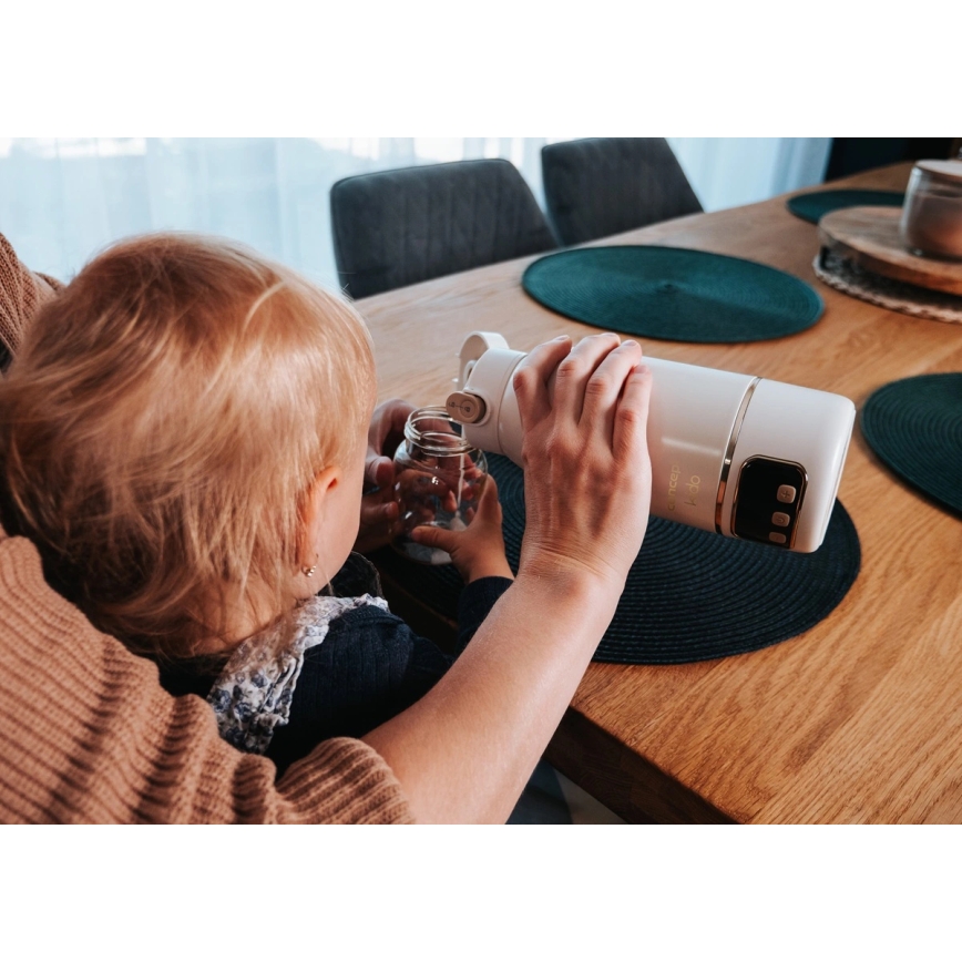 Concept OC4000 - Calentador portátil para agua y leche KIDO 500 ml 36W/7,4V 5000 mAh beige