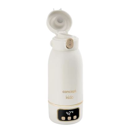 Concept OC4000 - Calentador portátil para agua y leche KIDO 500 ml 36W/7,4V 5000 mAh beige