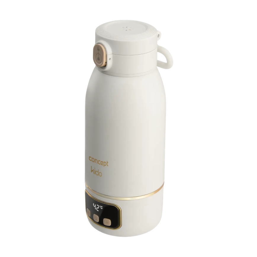 Concept OC4000 - Calentador portátil para agua y leche KIDO 500 ml 36W/7,4V 5000 mAh beige