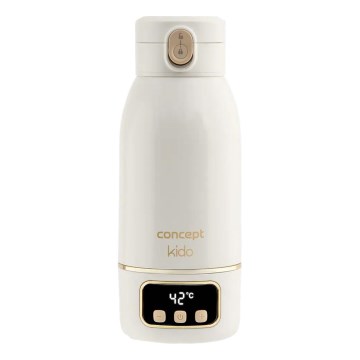 Concept OC4000 - Calentador portátil para agua y leche KIDO 500 ml 36W/7,4V 5000 mAh beige
