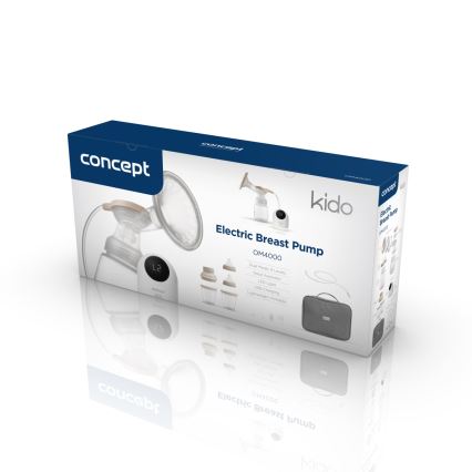 Concept OM4000 - Extractor de leche eléctrico 2 en 1 KIDO blanco
