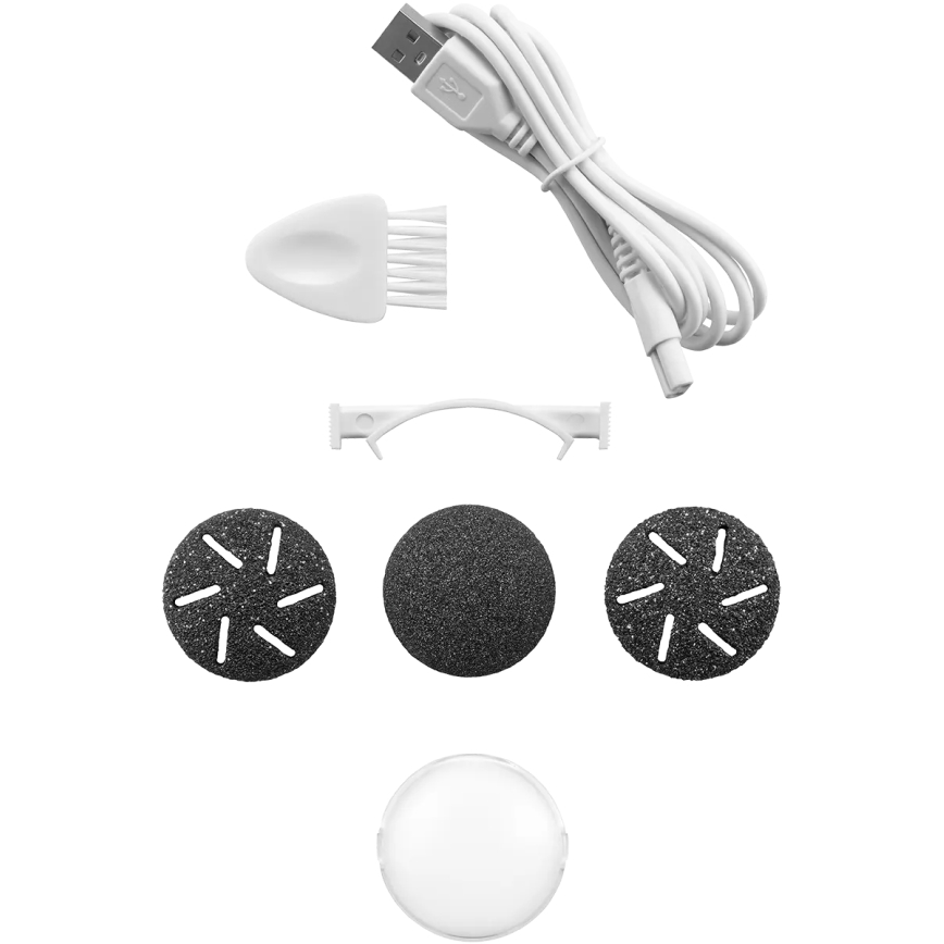 Concept PN3020 - Lima eléctrica para talones PERFECT SKIN 5V 1200 mAh IPX6 negro/oro rosa