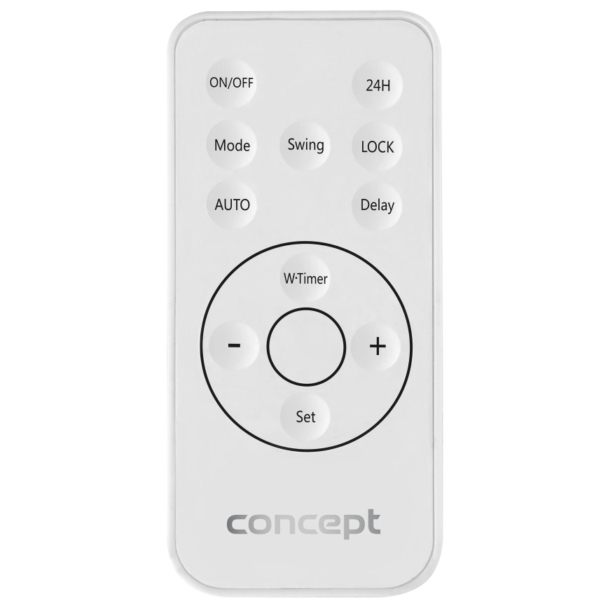 Concept QH4000 - Calefactor eléctrico 1000/2000W IP22 blanco + control remoto