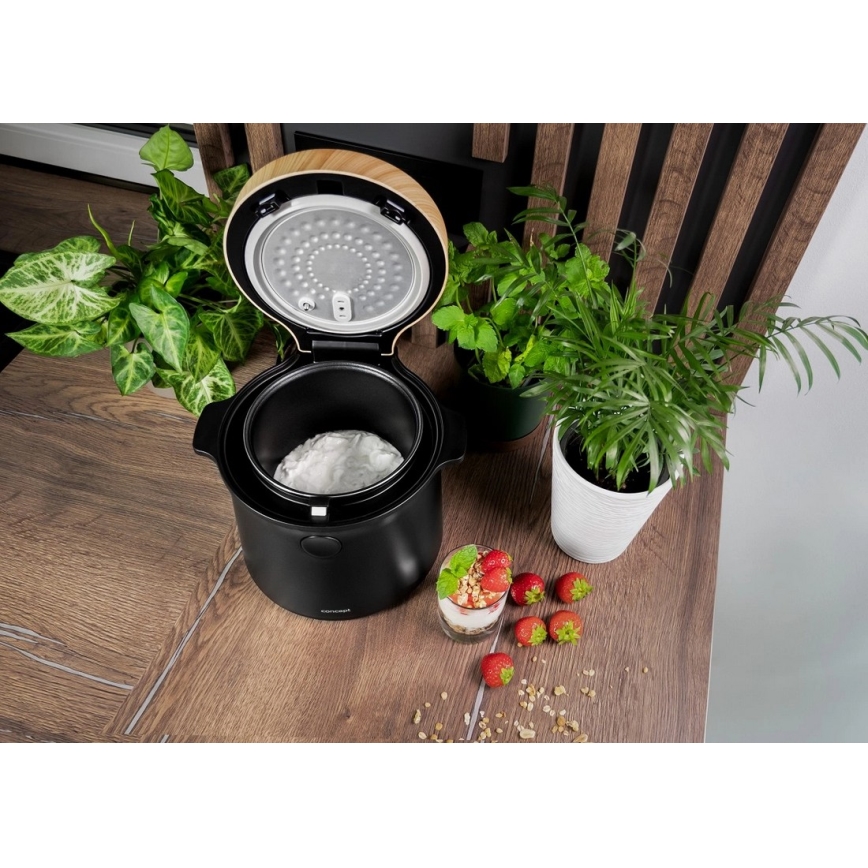 Concept RE4040 - Arrocera digital 2 en 1 450W/230V 2 l negro/acabado en madera