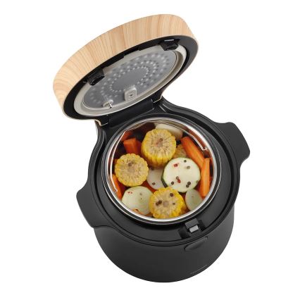 Concept RE4040 - Arrocera digital 2 en 1 450W/230V 2 l negro/acabado en madera