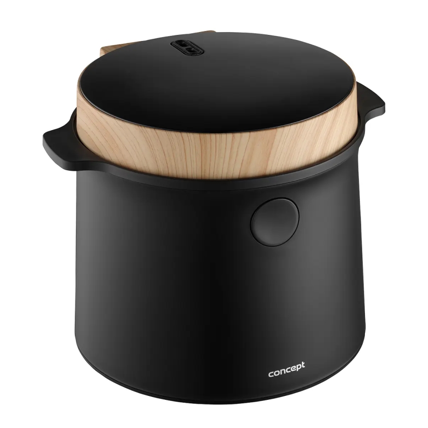 Concept RE4040 - Arrocera digital 2 en 1 450W/230V 2 l negro/acabado en madera