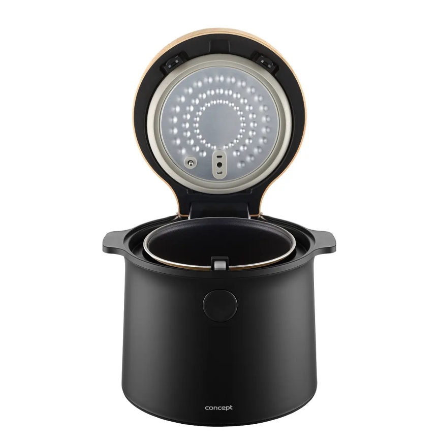 Concept RE4040 - Arrocera digital 2 en 1 450W/230V 2 l negro/acabado en madera