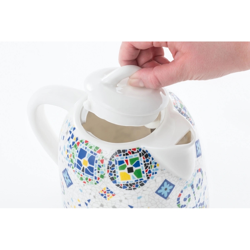 Concept RK0020 - Hervidor eléctrico de ebullición rápida 1,5 l 1350W/230V multicolor/cerámica