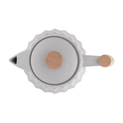 Concept RK0091 - Hervidor eléctrico rápido 1,5 l 1500W/230V gris claro/acabado en madera/cerámica