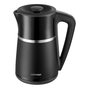 Concept RK3100 - Hervidor eléctrico con control de temperatura 1,7 l 2200W/230V negro