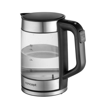 Concept RK4067 - Hervidor eléctrico con control de temperatura 1,7 l 2200 W/230 V de acero inoxidable