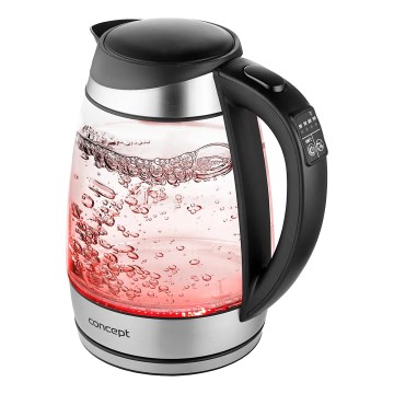 Concept RK4120 - Hervidor eléctrico rápido con control de temperatura 1,7 l 2200W/230V acero inoxidable