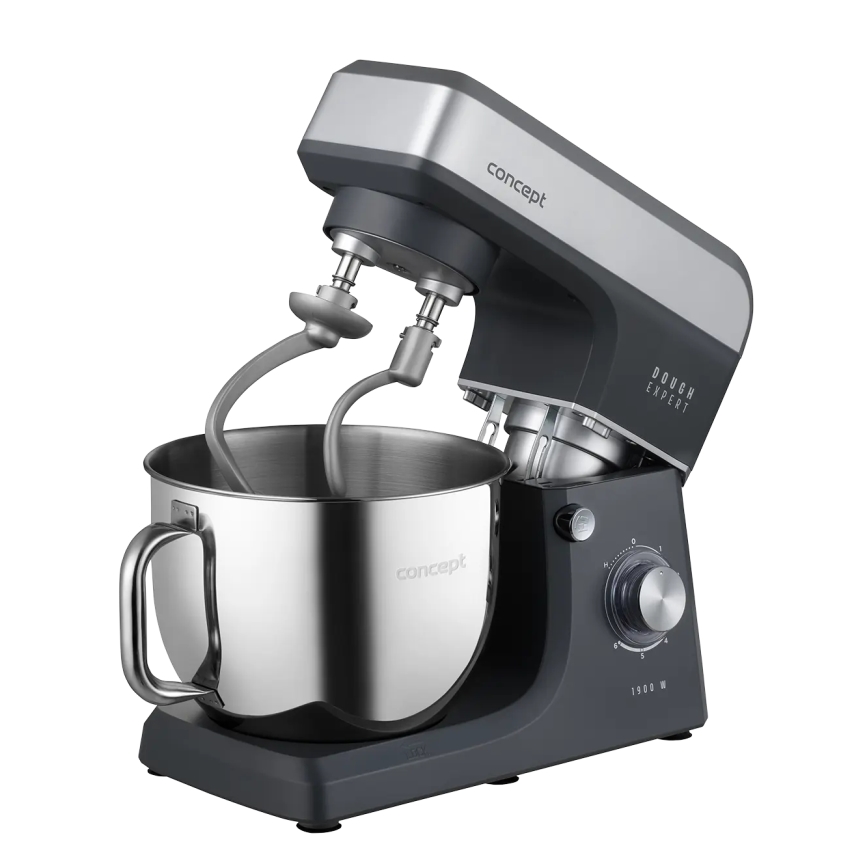 Concept RM6010 - Robot de cocina planetario DOUGH EXPERT 1900W/230V antracita/acero inoxidable