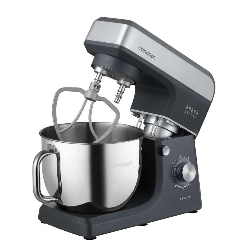 Concept RM6010 - Robot de cocina planetario DOUGH EXPERT 1900W/230V antracita/acero inoxidable