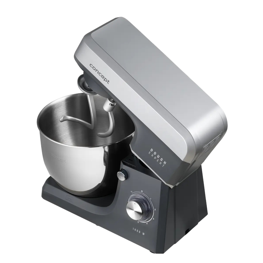Concept RM6010 - Robot de cocina planetario DOUGH EXPERT 1900W/230V antracita/acero inoxidable
