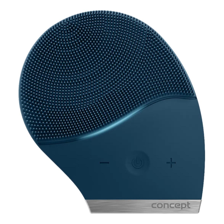 Concept SK9100 - Cepillo limpiador facial SONIVIBE 2W/5V 250 mAh IPX7 azul
