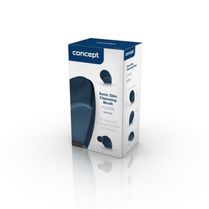 Concept SK9100 - Cepillo limpiador facial SONIVIBE 2W/5V 250 mAh IPX7 azul