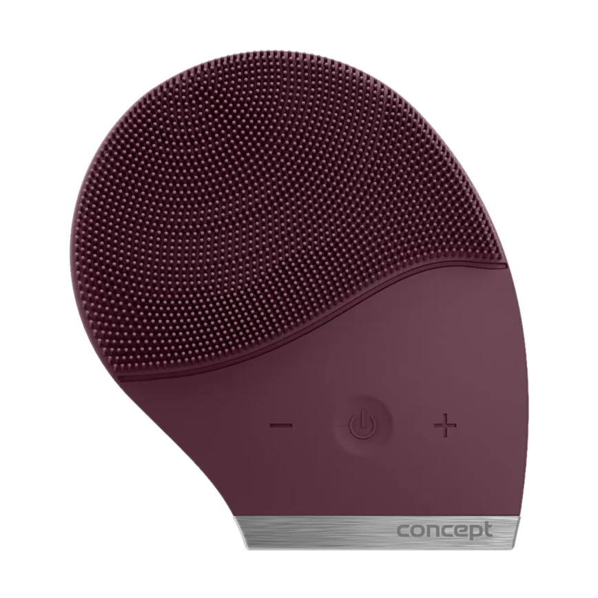 Concept SK9101 - Cepillo limpiador facial SONIVIBE 2W/5V 250 mAh IPX7 rojo