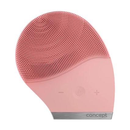 Concept SK9102 - Cepillo limpiador facial SONIVIBE 2W/5V 250 mAh IPX7 rosa