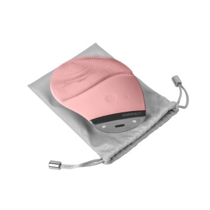 Concept SK9102 - Cepillo limpiador facial SONIVIBE 2W/5V 250 mAh IPX7 rosa
