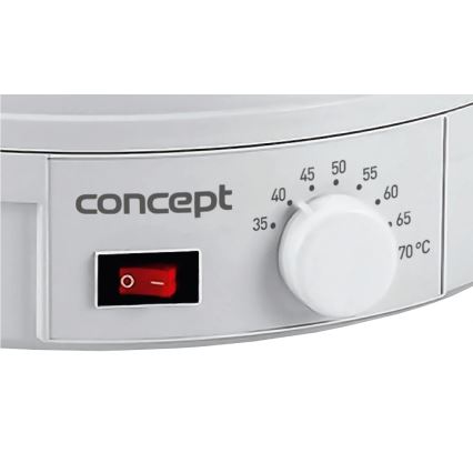 Concept SO1020 - Deshidratador de alimentos 245W/230V blanco