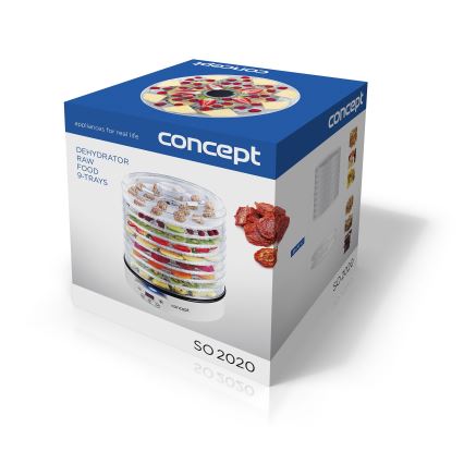 Concept SO2020 - Secador de alimentos 500W/230V blanco