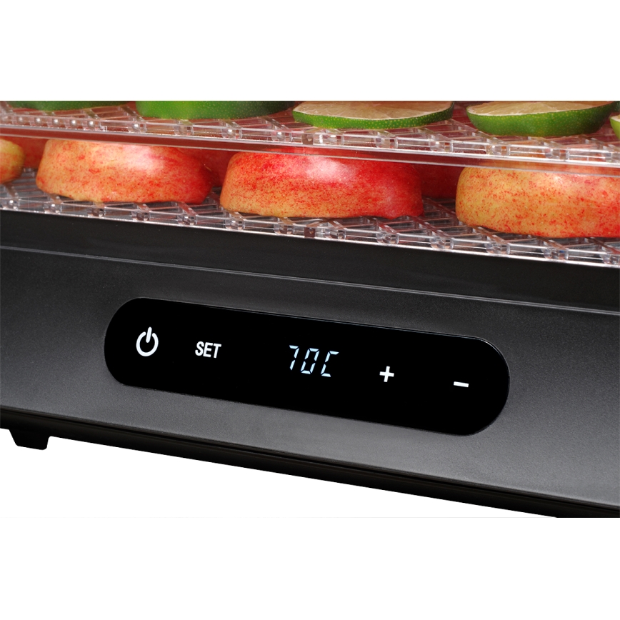 Concept SO2042 - Secador de alimentos 500W/230V negro + molde de silicona