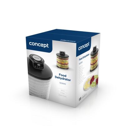 Concept SO3010 - Secador de alimentos 245W/230V negro