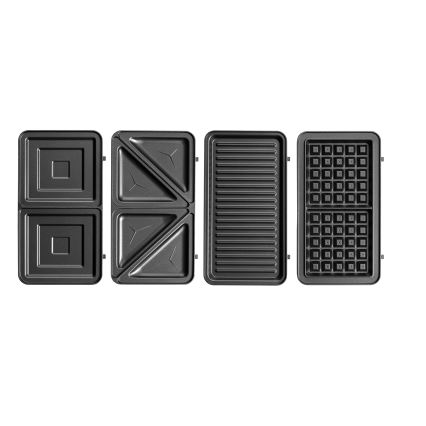 Concept SV3070 - Tostadora XXL 4 en 1 900W/230V negro/acero inoxidable