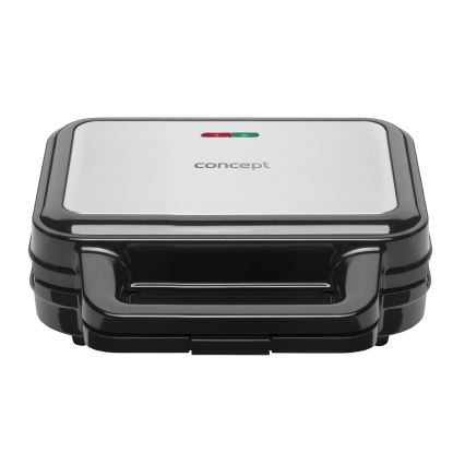 Concept SV3070 - Tostadora XXL 4 en 1 900W/230V negro/acero inoxidable