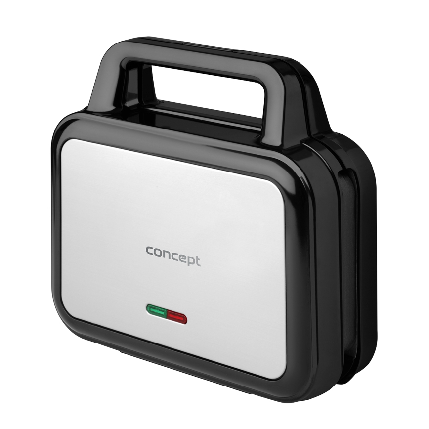 Concept SV3070 - Tostadora XXL 4 en 1 900W/230V negro/acero inoxidable