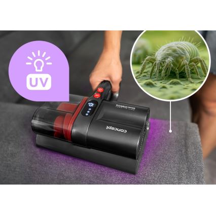 Concept VP2000 - Aspirador de mano antibacteriano con lámpara UV-C LUMISTAR 120W/11,1V