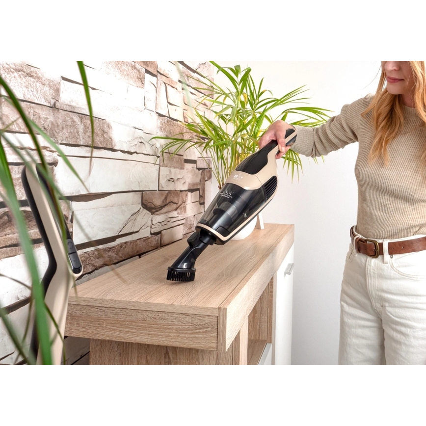 Concept VP4220 - Aspirador escoba inalámbrico 3 en 1 AQUAGLIDE 160W/28,8V 2200 mAh beige