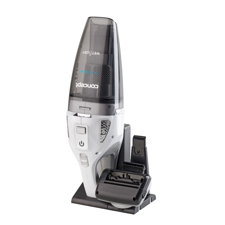 Concept VP4370 - Aspiradora de mano WET & DRY PERFECT CLEAN 90W/14,8V 2200 mAh blanca