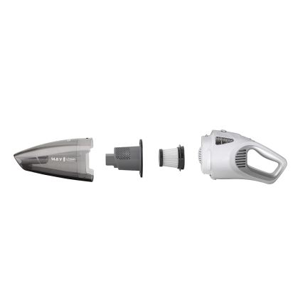 Concept VP4370 - Aspiradora de mano WET & DRY PERFECT CLEAN 90W/14,8V 2200 mAh blanca