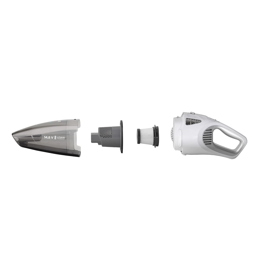 Concept VP4370 - Aspiradora de mano WET & DRY PERFECT CLEAN 90W/14,8V 2200 mAh blanca