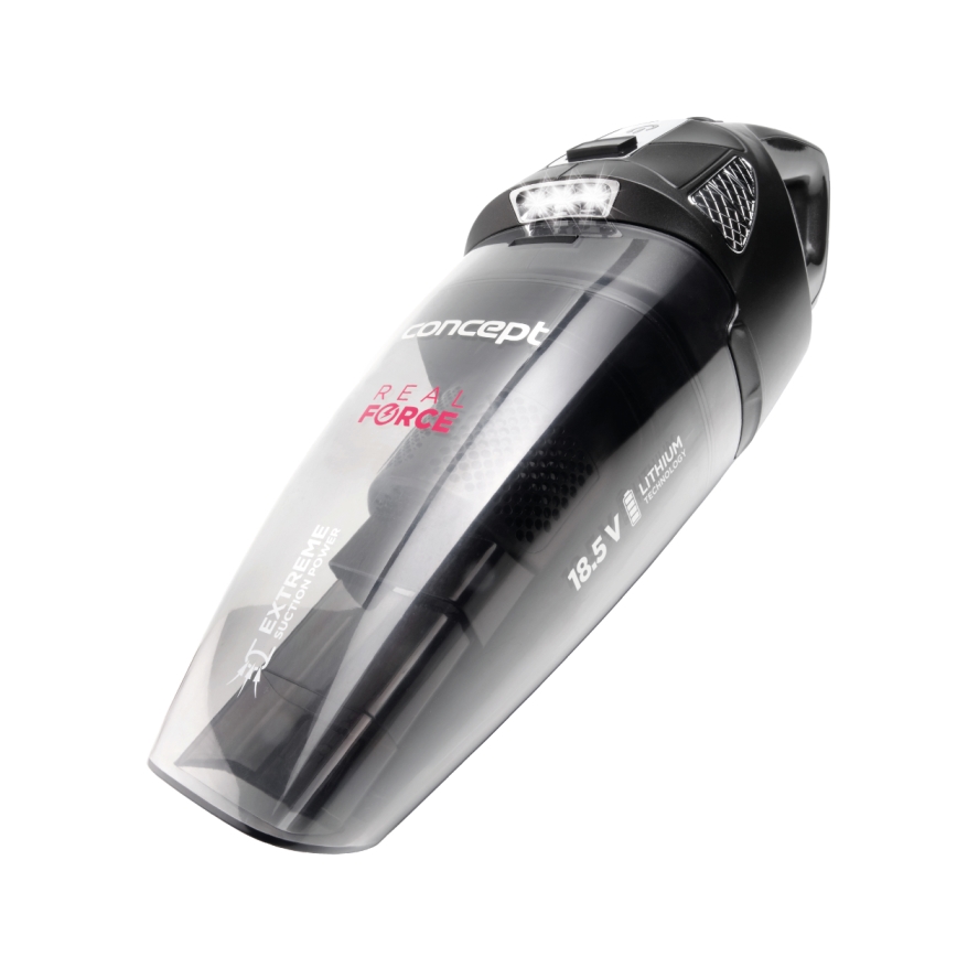 Concept VP4380 - Aspiradora de mano REAL FORCE 110W/18,5V 2200 mAh negra