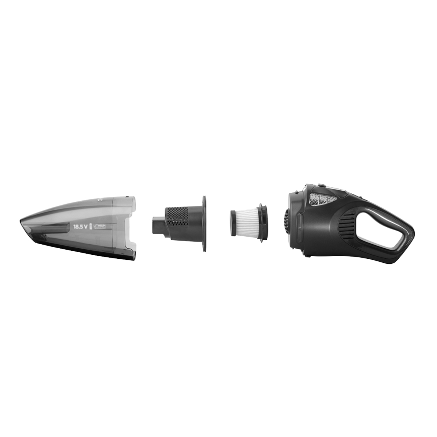 Concept VP4380 - Aspiradora de mano REAL FORCE 110W/18,5V 2200 mAh negra