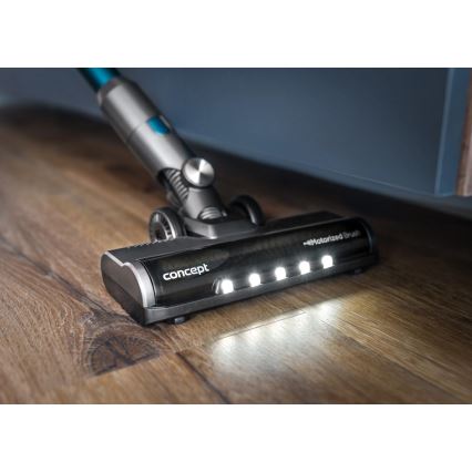 Concept VP6045 - Aspirador escoba y de mano 2 en 1 ICONIC SUCTION PRO 450W/29,6V 2500 mAh azul