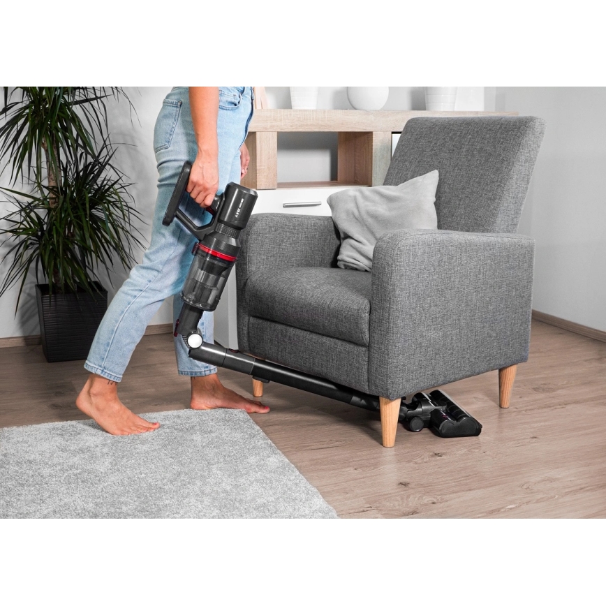 Concept VP6150 - Aspiradora escoba 3 en 1 ULTIMATE UV POWER 500W/29,6V 2200 mAh negra