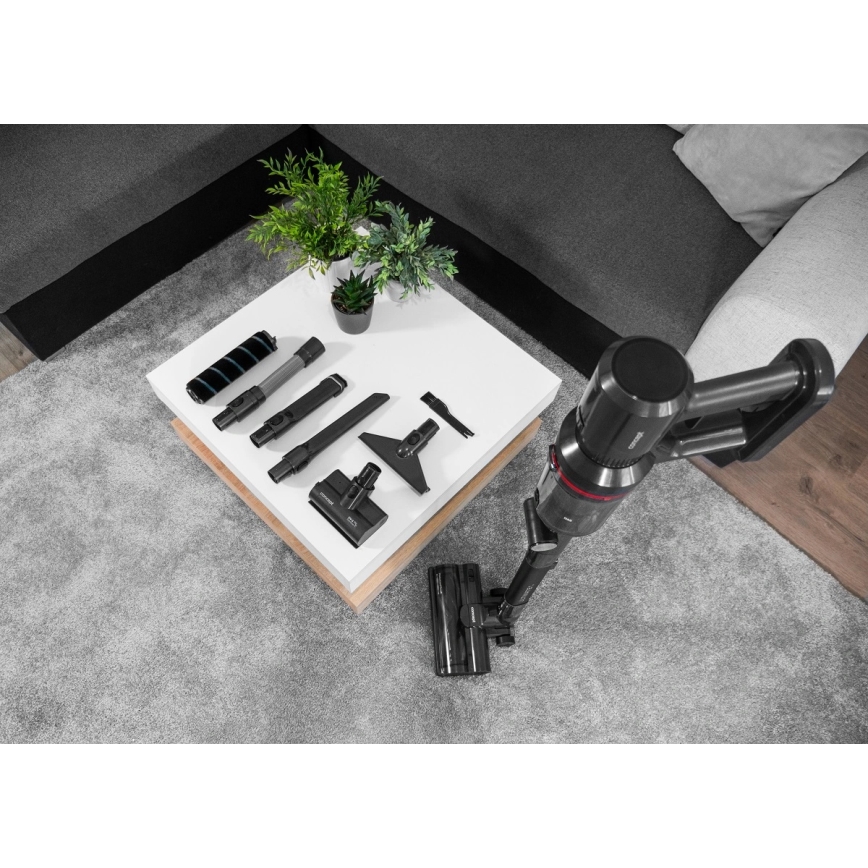 Concept VP6150 - Aspiradora escoba 3 en 1 ULTIMATE UV POWER 500W/29,6V 2200 mAh negra