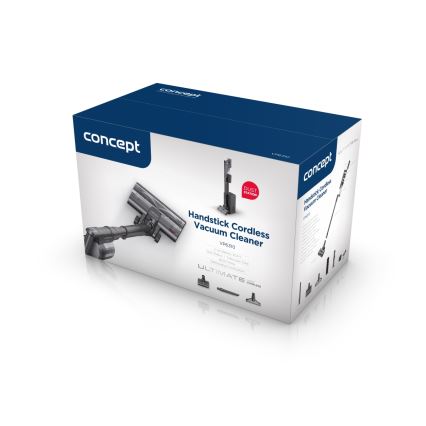 Concept VP6310 - Aspirador escoba 3 en 1 ULTIMATE COMPLETE LIGHT 420W/25,9V 2200 mAh negro