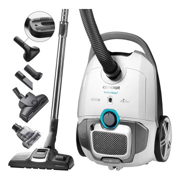 Concept VP8291 - Aspiradora con bolsa PERFECT CLEAN PET EXPERT 700W/230V blanca