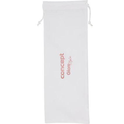 Concept VZ2110 - Plancha para el cabello GLAM STYLE 48W/230V blanca/oro rosa